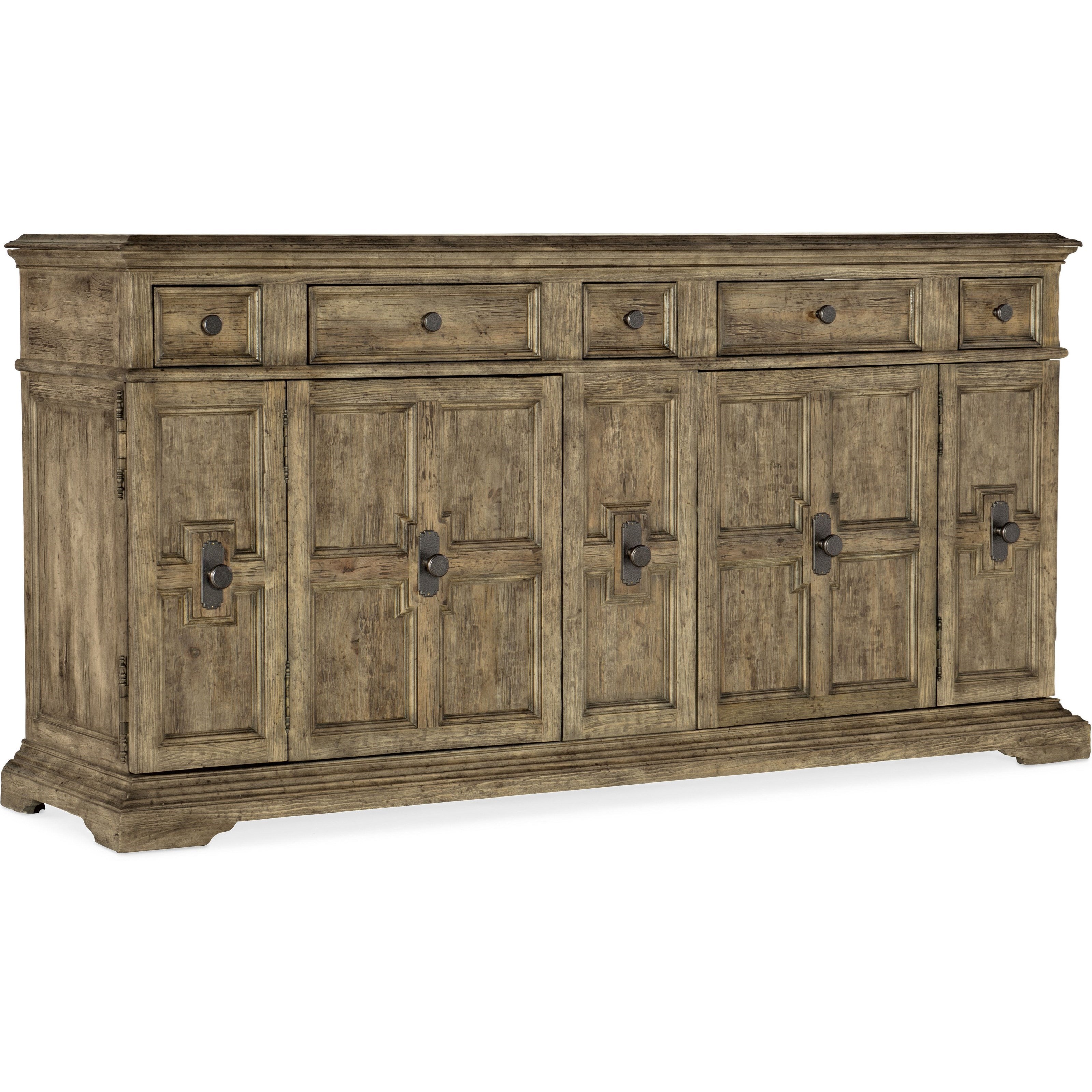 Hooker Furniture La Grange 2Door Holman Buffet with FeltLined Drawers